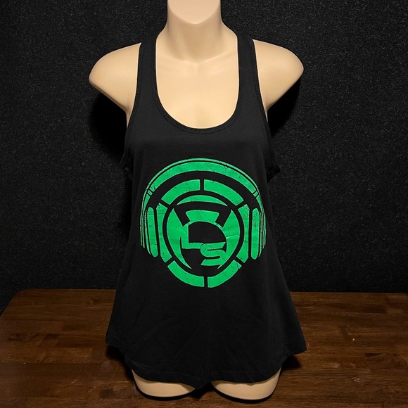 Live Strong kettlebell black tank top LEAVE ME ALONE medium - Picture 2 of 4